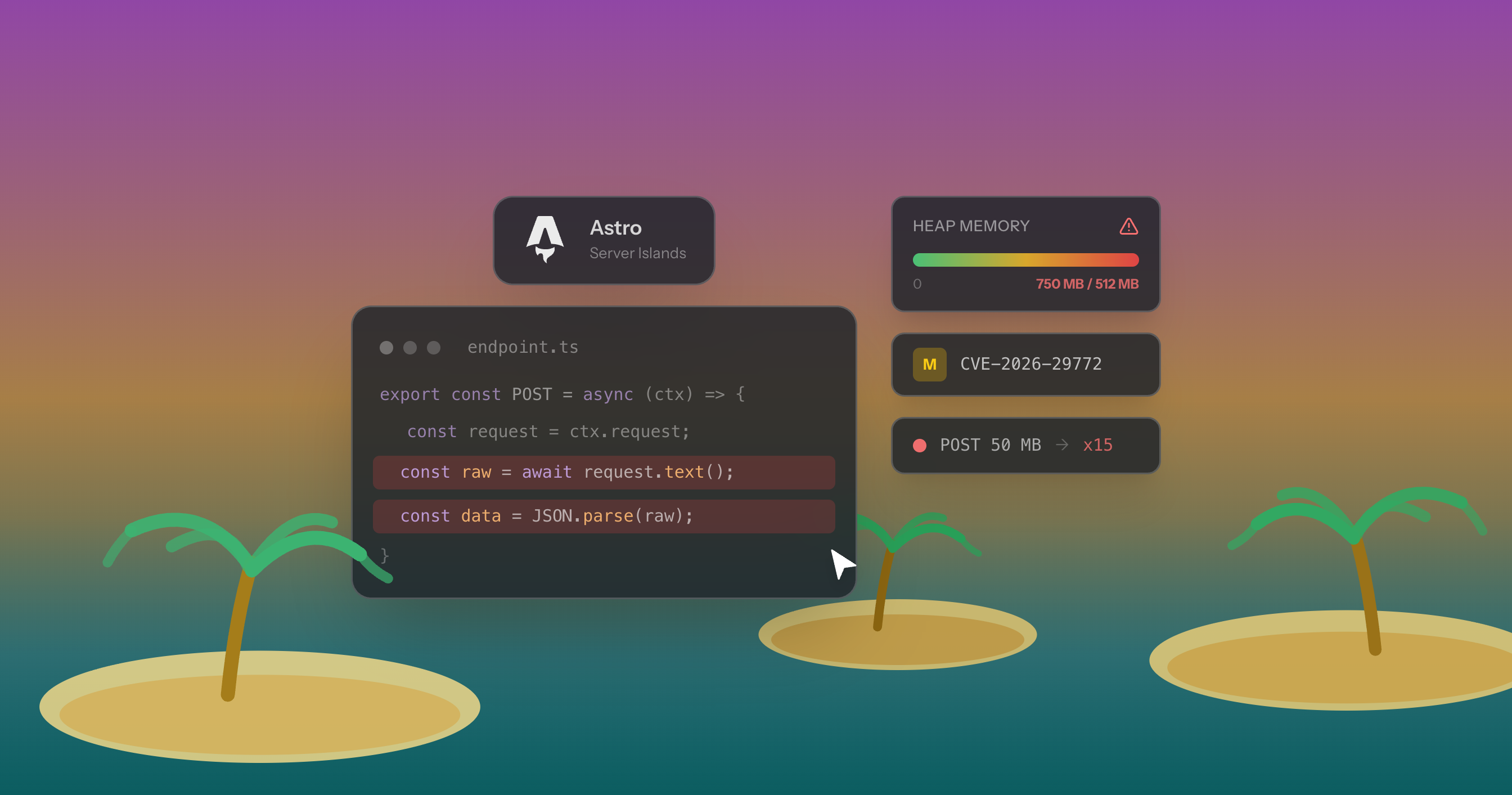 CVE-2026-29772: Memory DoS in Astro Server Islands